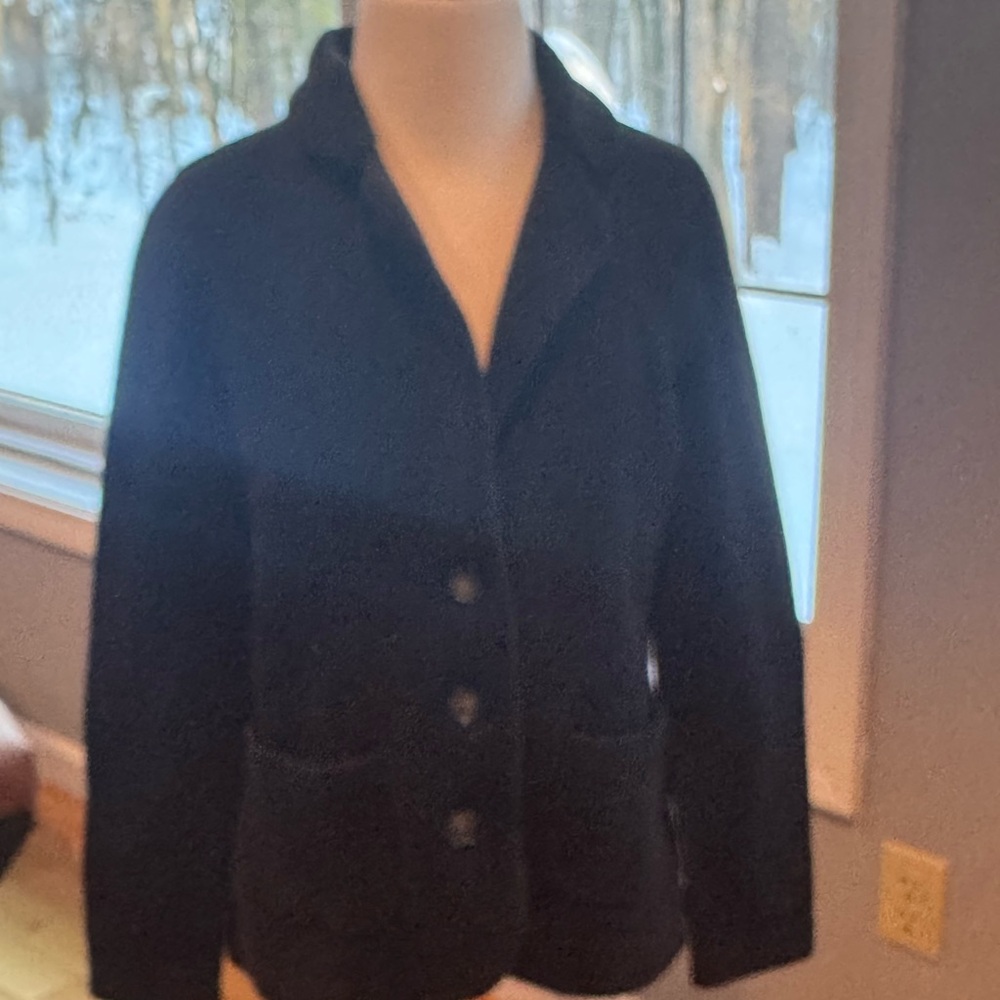 Banana Republic Women's Black Sweater blazer